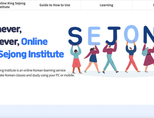 King Sejong Institute On-line Courses!